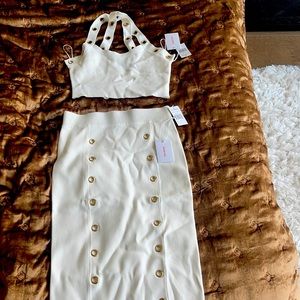 Good American MIDI skirt Set